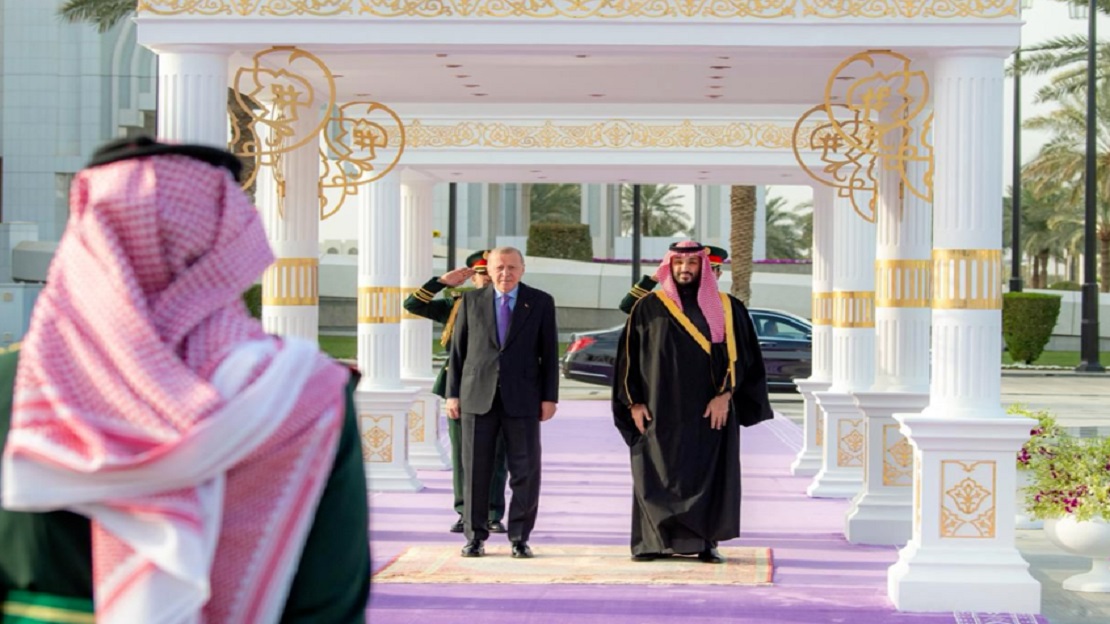مباحثات سعودية-تركية مكثفة في الرياض.. محمد بن سلمان وأردوغان يبحثان تطورات المنطقة والشراكة الاقتصادية