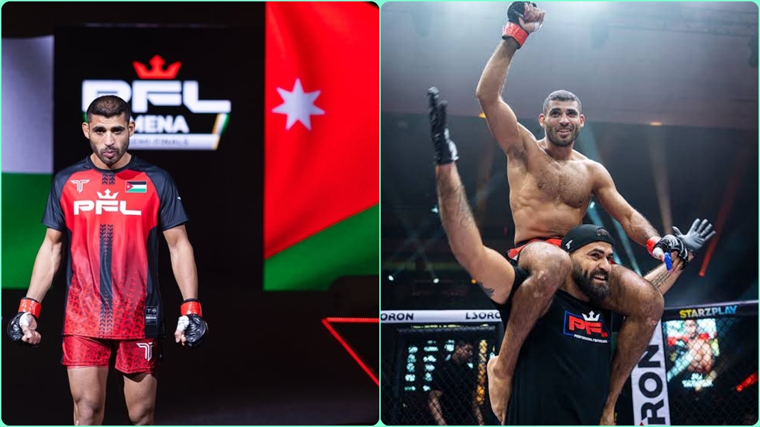 أبزاخ يعد الأردن بلقب تاريخي: «الحزام أولاً.. ثم العالمية» في نهائي PFL MENA  