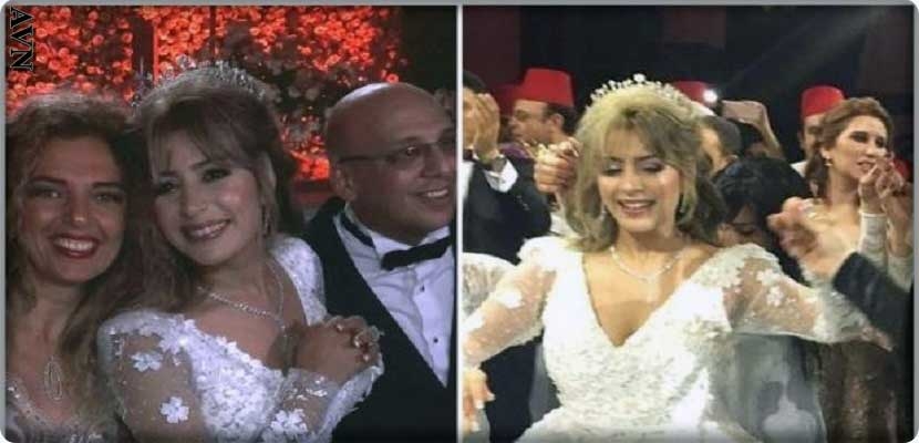 زفاف الفنانة المغربية “جنات” على محام مصري 