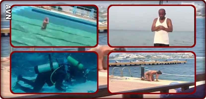 تداول بعض نشطاء موقع التواصل الاجتماعي “فيس بوك” فيديو لرجل يؤدي الصلاة في البحر ويسجد في ماء أحد شواطئ الجزائر حسب الناشطين