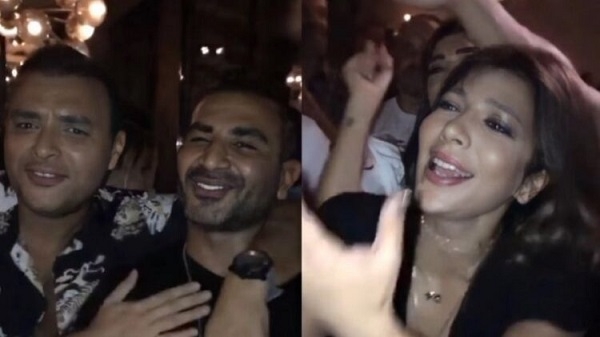فيزيون مصر للأخبار:- كانت أصالة نصري ثملة وتغني وترقص وتتبادل الأححضان مع الرجال الموجودين بالحفل