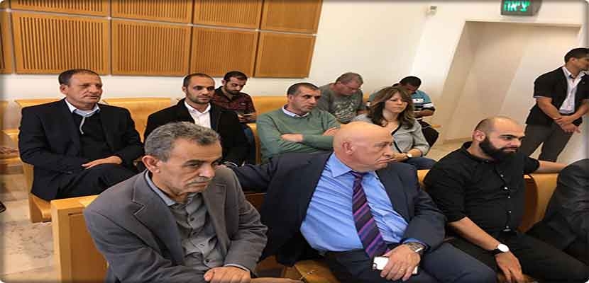 النائب الإسرائيلي بالكنيست باسل غطاس في المحكمة