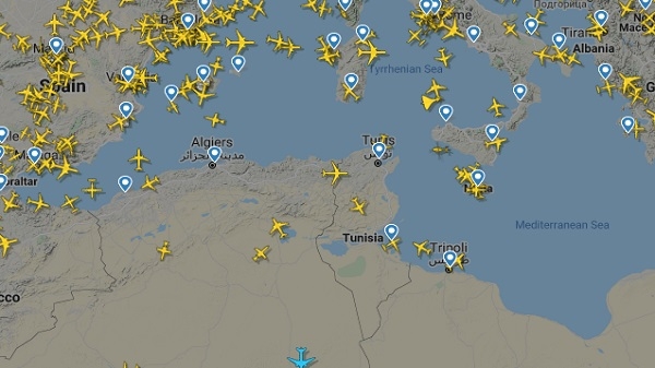 "تاف" التركية تتسبب في إغلاق مطارات تونس