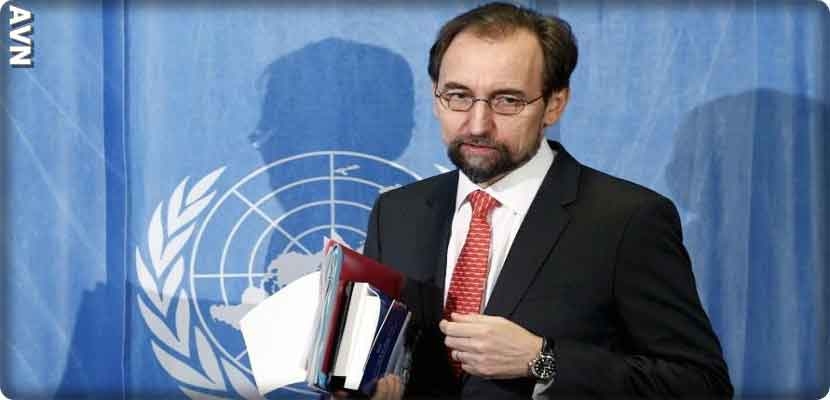 رعد بن زيد الحسين، مفوض الأمم المتحدة لحقوق الإنسان