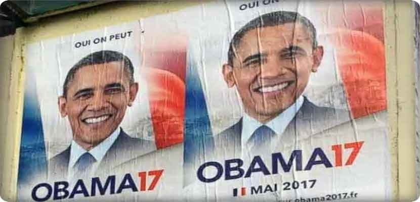 الرئيس الأمريكي السابق باراك أوباما مرشحا من الفرنسيين لرئاسية فرنسا