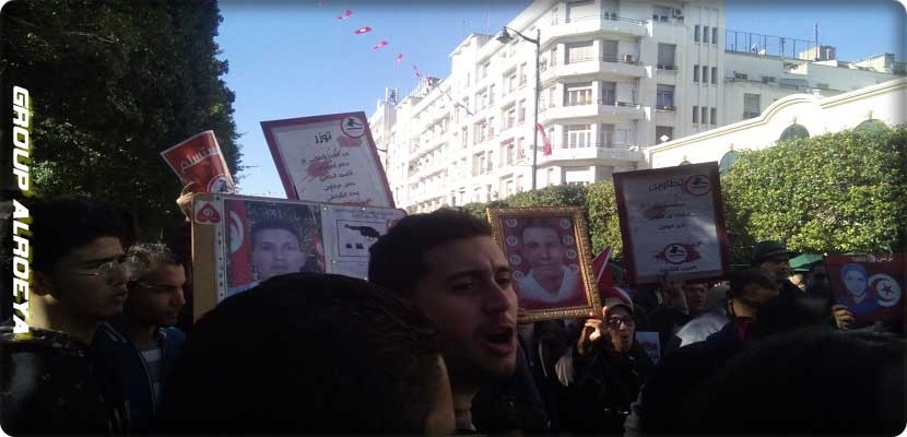 تونس في ذكرى الثورة، احتفالات باهتة بألوان غير متناسقة