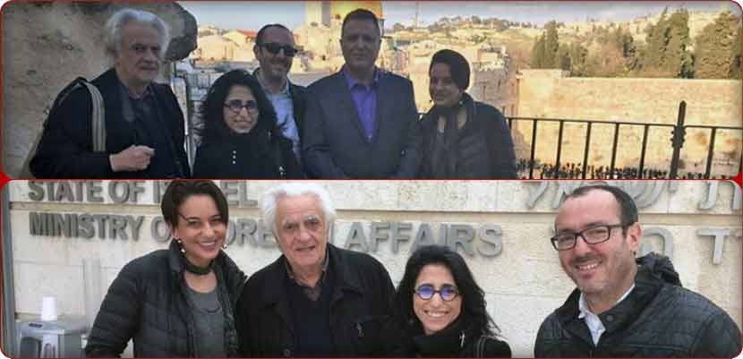 صورة الصحافيين العرب على أرض فلسطين المحتلة في ضيافة إسرائيل
