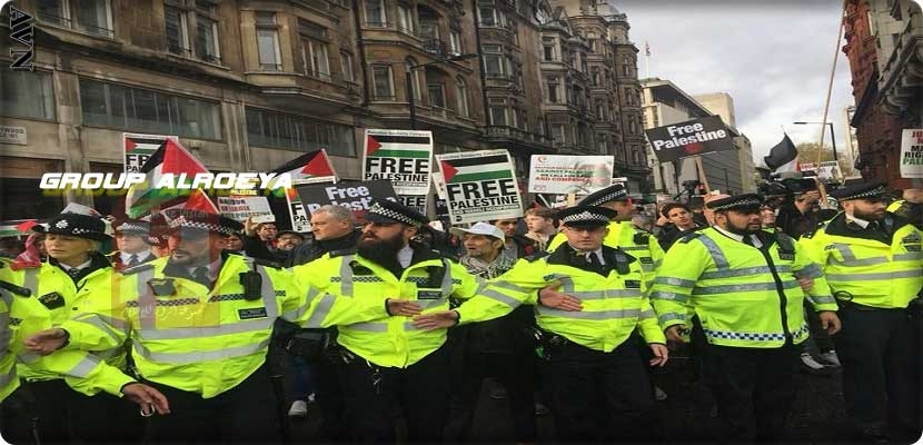 وعد بلفورـ أكبر مسيرة مناهضة لإسرائيل في لندن