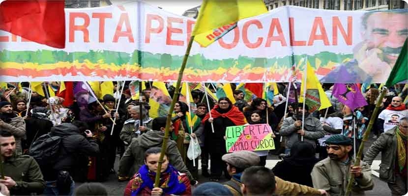 الأكراد تظاهروا في فرانكفورت ضد تعديلات أردوغان الدستورية