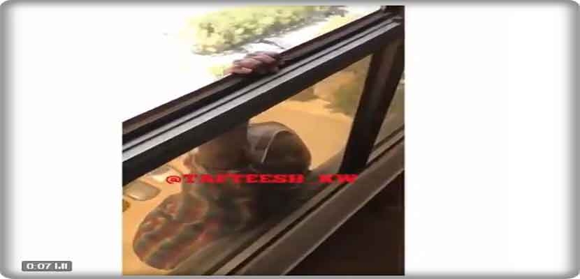 كويتية توثق انتحار خادمتها الاثيوبية من الطابق السابع (فيديو)