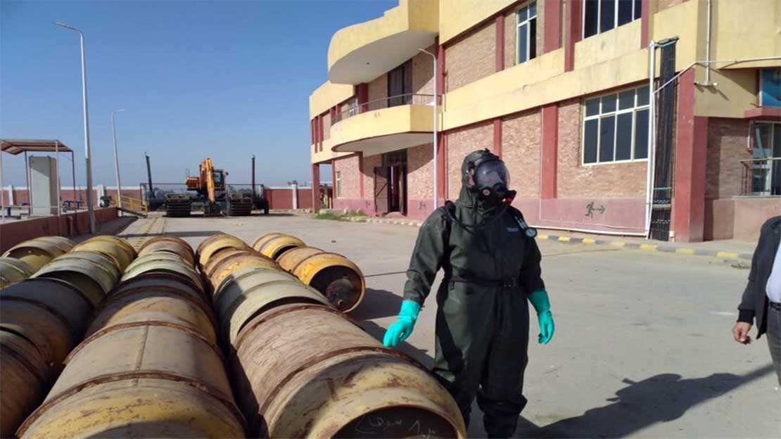 السيطرة على تسرب غاز الكلور بمحطة 26 يوليو بالإسماعيلية