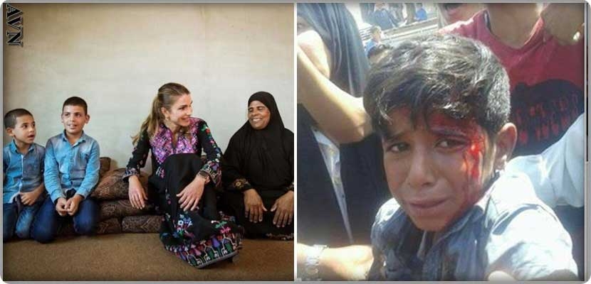 ادعاء باعتداء حرس الملكة “رانيا” على طفلٍ كان يريد مقابلتها
