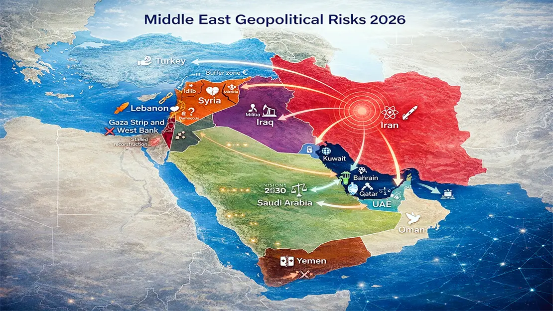 توترات الشرق الأوسط يونيو 2026.. غزة، لبنان، إيران على صفيح ساخن